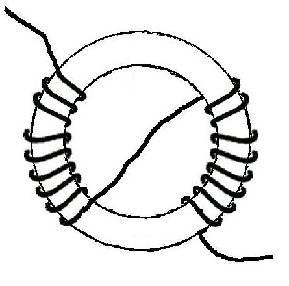 figure eight toroid coil